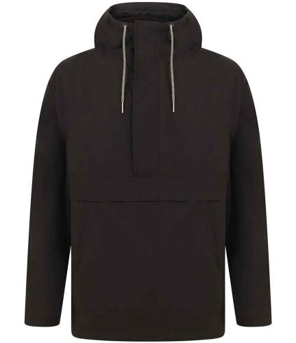 Front Row Pullover 1/2 Zip Jacket - BLK - XS